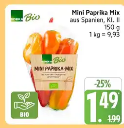 Marktkauf Edeka bio mini paprika mix Angebot