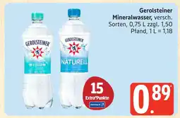 Marktkauf Gerolsteiner mineralwasser medium Angebot