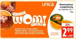 Marktkauf Unica wassermelonen orangefleischig Angebot