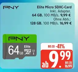 Marktkauf Pny elite micro sdxc-card 64 gb Angebot