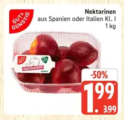 Marktkauf Edeka nektarinen Angebot
