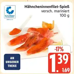 Marktkauf Hähncheninnenfilet-spieß Angebot