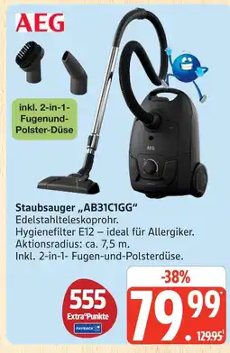 Marktkauf Aeg staubsauger ab31c1gg Angebot