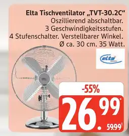 Marktkauf Elta tischventilator tvt-30.2c Angebot