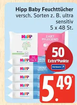 Marktkauf Hipp baby feuchttücher Angebot
