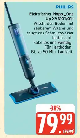 Marktkauf Philips elektrischer mopp one up xv3101/01 Angebot