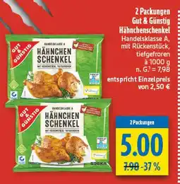 diska Gut & günstig hähnchenschenkel Angebot