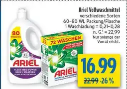 diska Ariel vollwaschmittel fleck-weg-power Angebot
