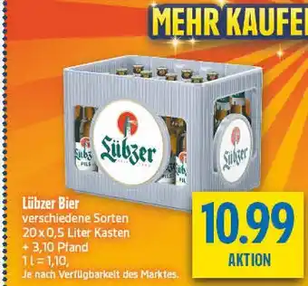 diska Lübzer bier Angebot