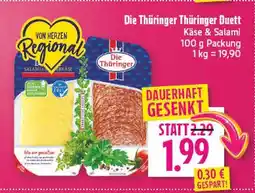 diska Die thüringer thüringer duett käse & salami Angebot