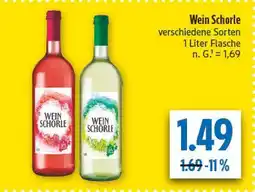 diska Wein schorle rot Angebot