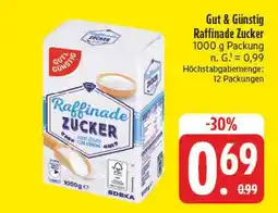 E-Center Gut & günstig raffinade zucker Angebot