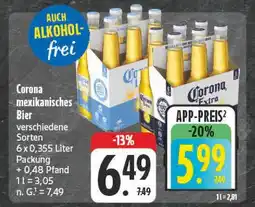 E-Center Corona mexikanisches bier Angebot