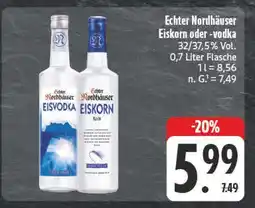 E-Center Echter nordhäuser eisvodka Angebot