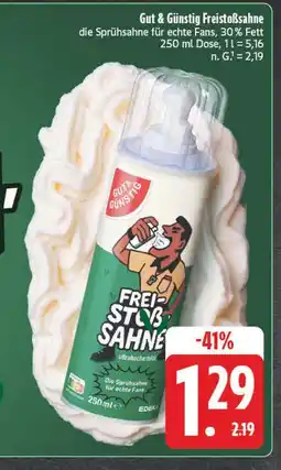 E-Center Gut & günstig freistoßsahne Angebot