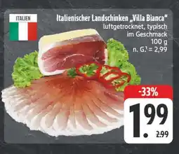 E-Center Villa bianca italienischer landschinken Angebot