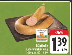 E-Center Fränkische leberwurst im ring Angebot