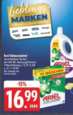 E-Center Ariel vollwaschmittel Angebot