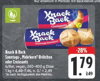 E-Center Knack & back sonntags-brötchen Angebot
