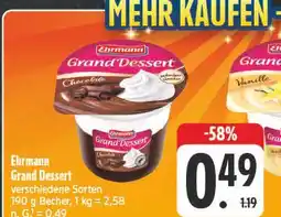 E-Center Ehrmann grand dessert chocolate Angebot