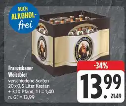 E-Center Franziskaner weissbier Angebot