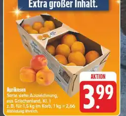 E-Center Aprikosen Angebot