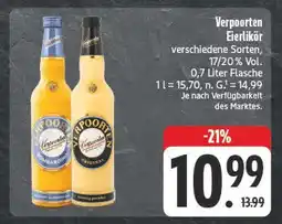 E-Center Verpoorten eierlikör original Angebot