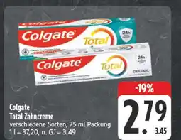 E-Center Colgate total zahncreme Angebot