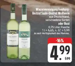 E-Center Winzervereinigung freyburg-unstrut saale-unstrut weißwein Angebot
