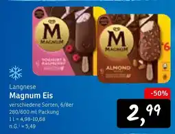 KONSUM Langnese magnum eis Angebot