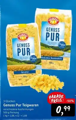 KONSUM 3 glocken genuss pur teigwaren Angebot