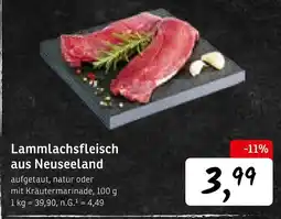 KONSUM Lammlachsfleisch aus neuseeland Angebot