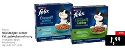 KONSUM Purina felix doppelt lecker katzentrockenahrung Angebot