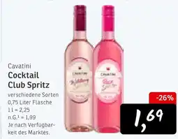 KONSUM Cavatini cocktail club spritz Angebot