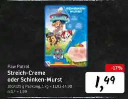 KONSUM Paw patrol streich-creme Angebot
