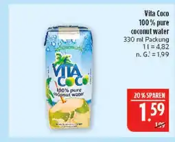 Marktkauf Vita coco 100% pure coconut water Angebot