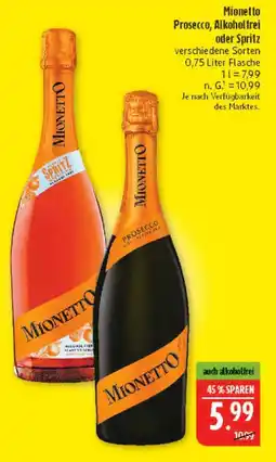Marktkauf Mionetto prosecco Angebot