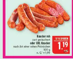 Marktkauf Knacker roh Angebot