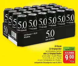 Marktkauf 5,0 original pilsbier Angebot