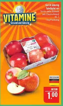 Marktkauf Gut & günstig tafeläpfel rot Angebot