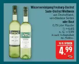 Marktkauf Winzervereinigung freyburg-unstrut saale-unstrut weißwein Angebot