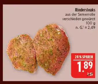 Marktkauf Rindersteaks Angebot