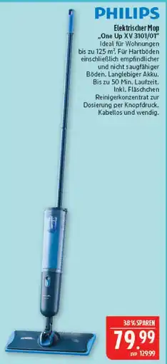 Marktkauf Philips elektrischer mop one up xv 3101/01 Angebot