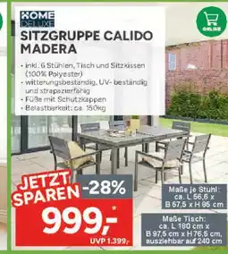 Marktkauf Home deluxe sitzgruppe calido madera Angebot