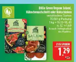 Marktkauf Billie green vegane salami Angebot