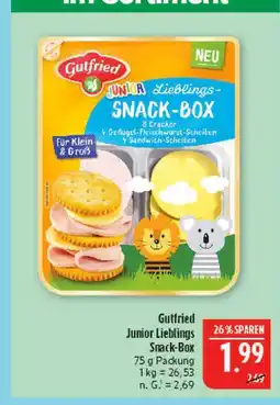 Marktkauf Gutfried junior lieblings snack-box Angebot