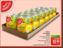 Marktkauf Gut & günstig ananas scheiben Angebot