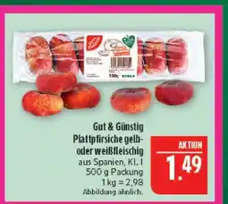Marktkauf Gut & günstig plattpfirsiche gelb Angebot