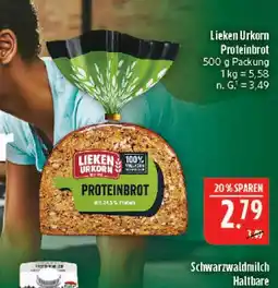 Marktkauf Lieken urkorn proteinbrot Angebot