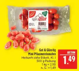 Marktkauf Gut & günstig mini pflaumentomaten Angebot